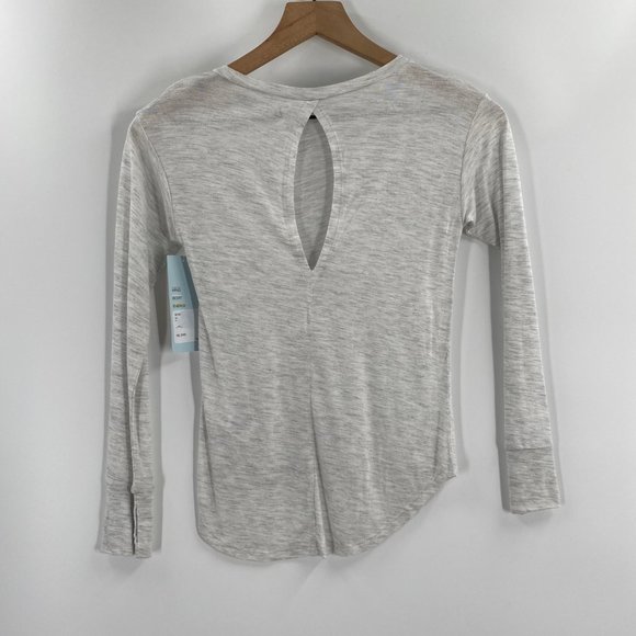 Zella Keyhole Back Long Sleeve Active Shirt - Picture 2 of 8